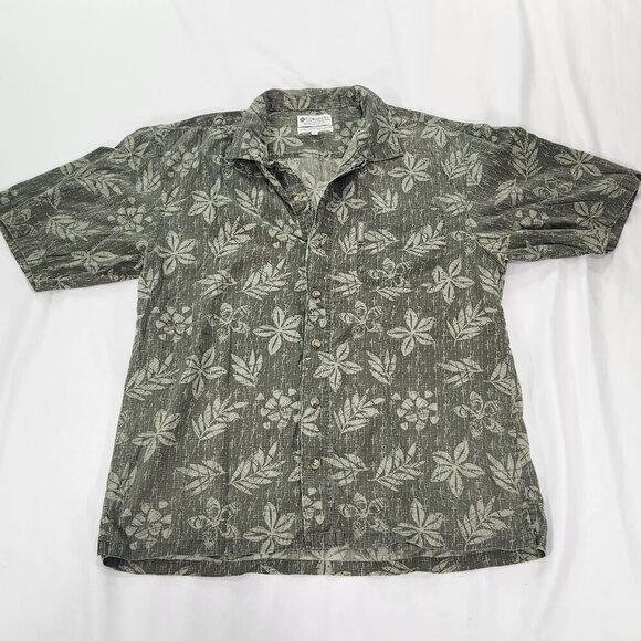 Columbia Sportswear - Floral Design Shirt - Sage Green - Medium - Picture 1 of 6